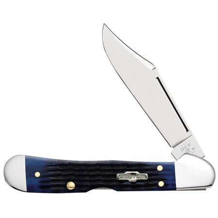 Case Cutlery Knife, Blue Bone Mini Copperlock 02864